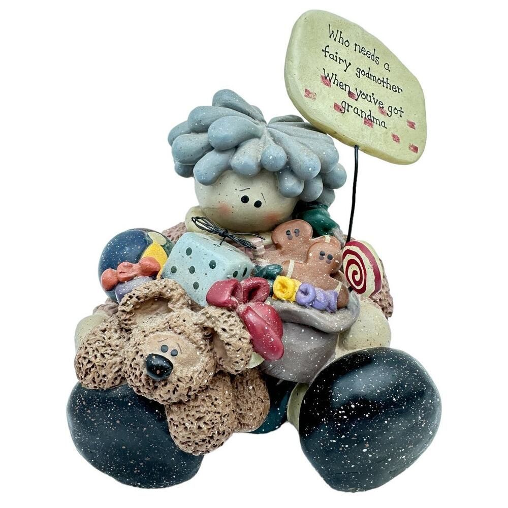 Who Needs a Fairy Godmother When You've‎ Got Grandma Resin Shelf Art Piece Decor